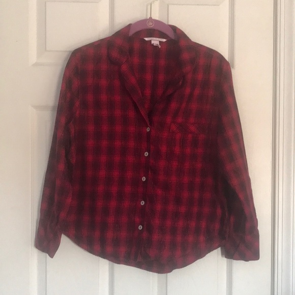 Victoria's Secret Other - Victoria’s Secret sparkle plaid pajama top small